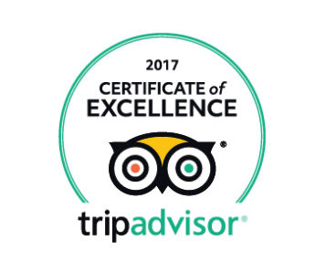 TripAdvisor Certificate of Excellence 2017