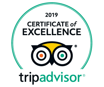 TripAdvisor Certificate of Excellence 2019